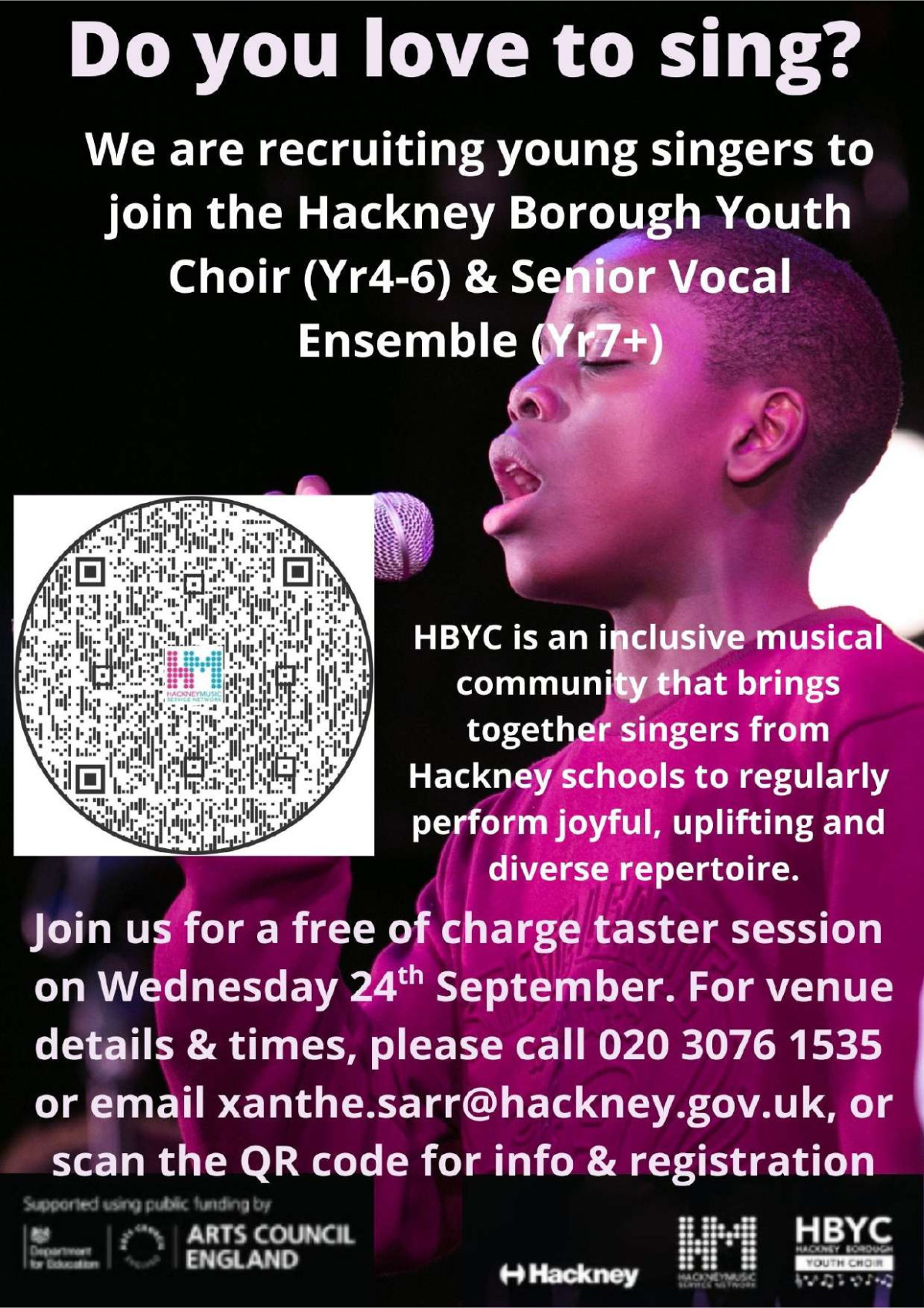 Free Singing Workshop - Sebright Primary School